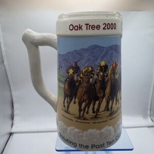 Oak Tree 2000 at Santa Anita Beer Mug Stein Horse Racing